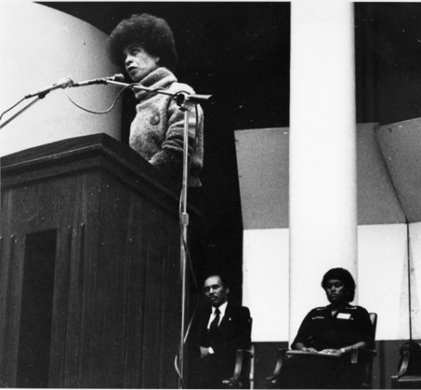[Angela Davis at BCC, 1983], Archives, Bronx Community College, City University of New York.
